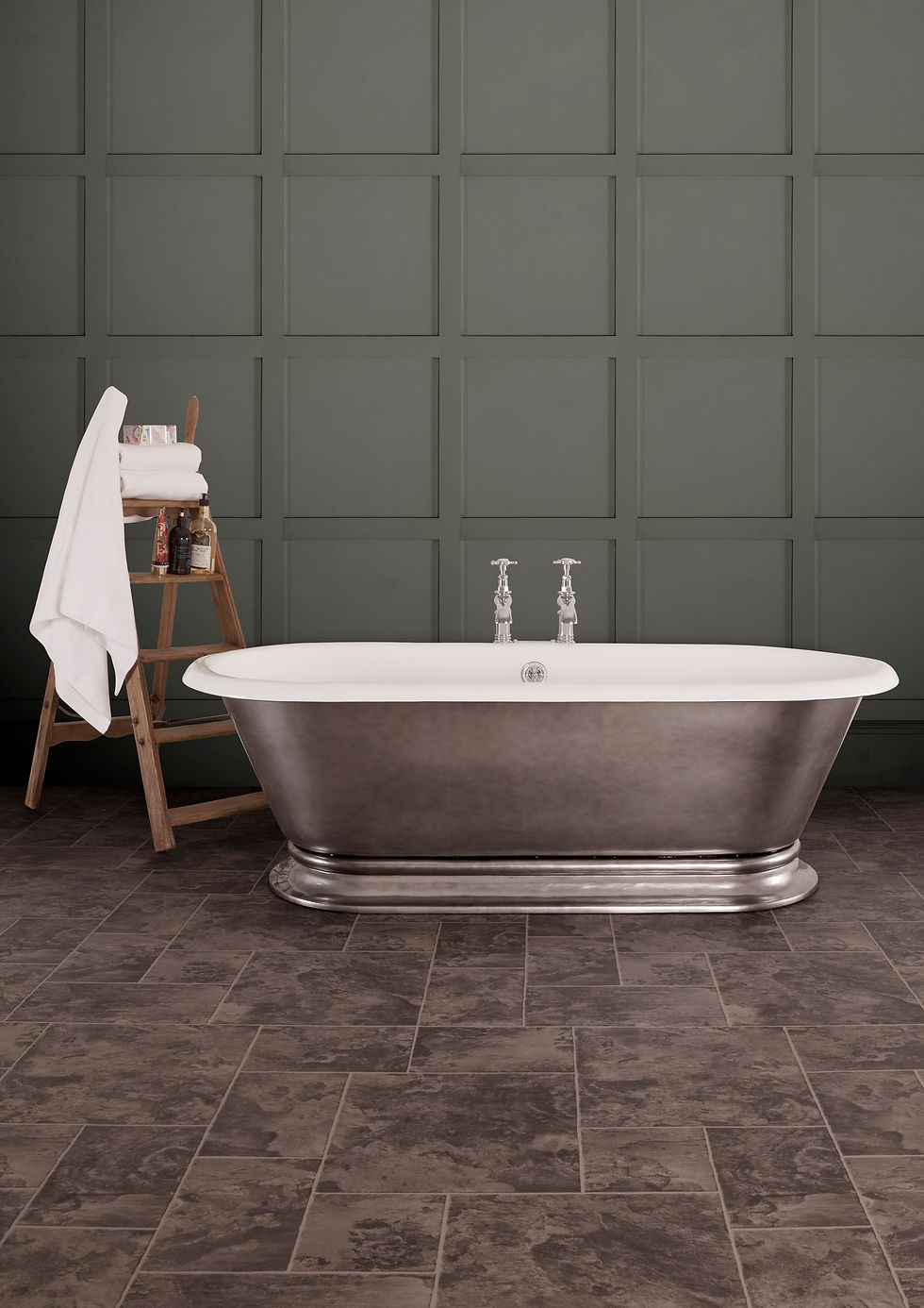 Thumbnail: Hurlingham Shikara Cast Iron Bath  1820 x 810mm