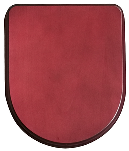 SOFT CLOSE Jupiter / Rhapsody Resin Mahogany-effect Seat + metal hinges