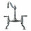 Thumbnail: Bidbury Henbury Country Twin Lever 2TH Bridge Sink Mixer