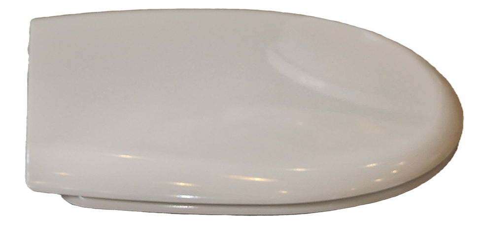 Thumbnail: Oval Plastic Champagne Soft Close Seat