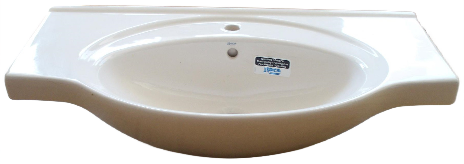 Roca Clio 875mm Basin in Creta Blue