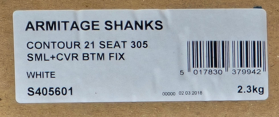 Thumbnail: Armitage Contour 21 S405601 305mm Seat and  Cover in WHITE