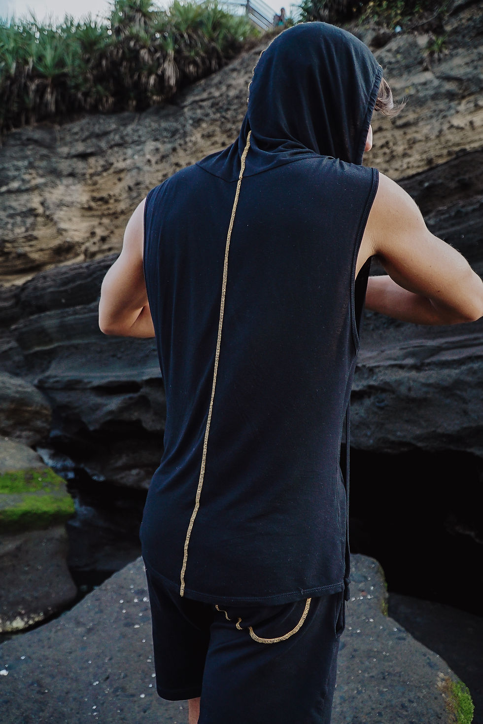 Thumbnail: Sleeveless Bamboo Hoodie