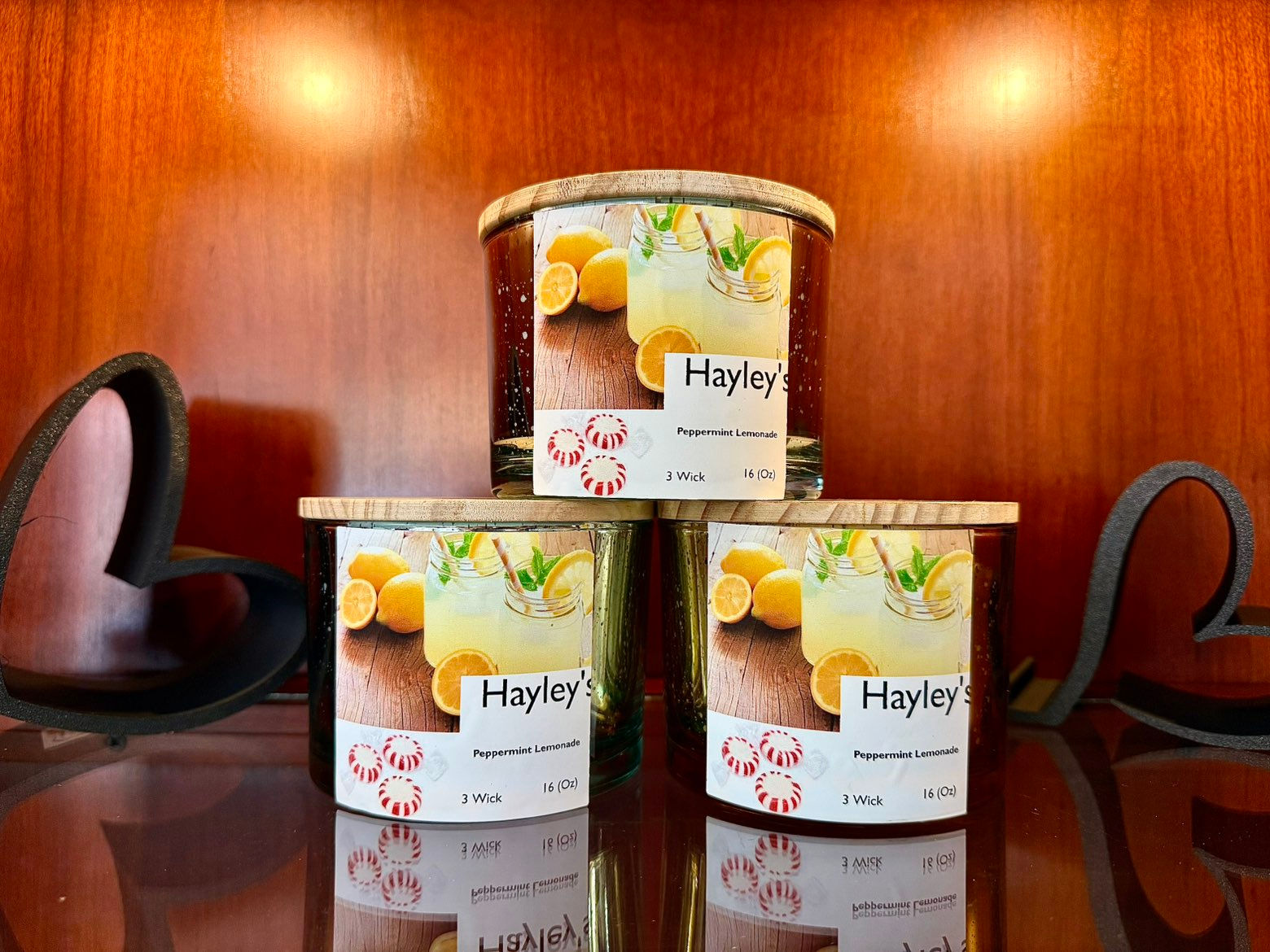 Peppermint Lemonade 3 wick 16 oz Candle