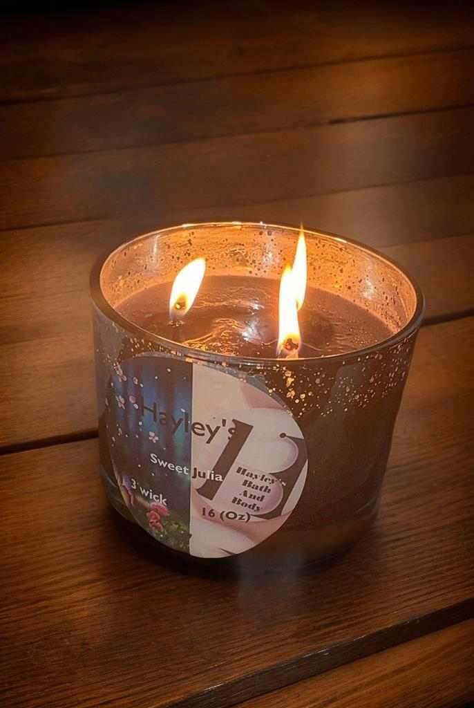 Sweet Julia 3 wick 16 oz Candle
