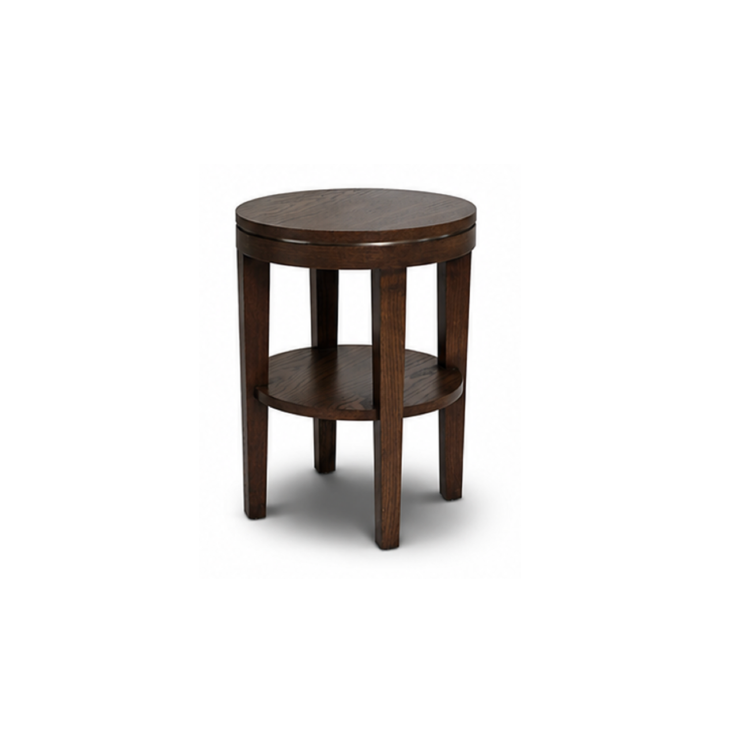 Courtyard round side table