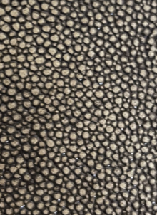 pebble recycled leather shagreen for the mirage lighting collection