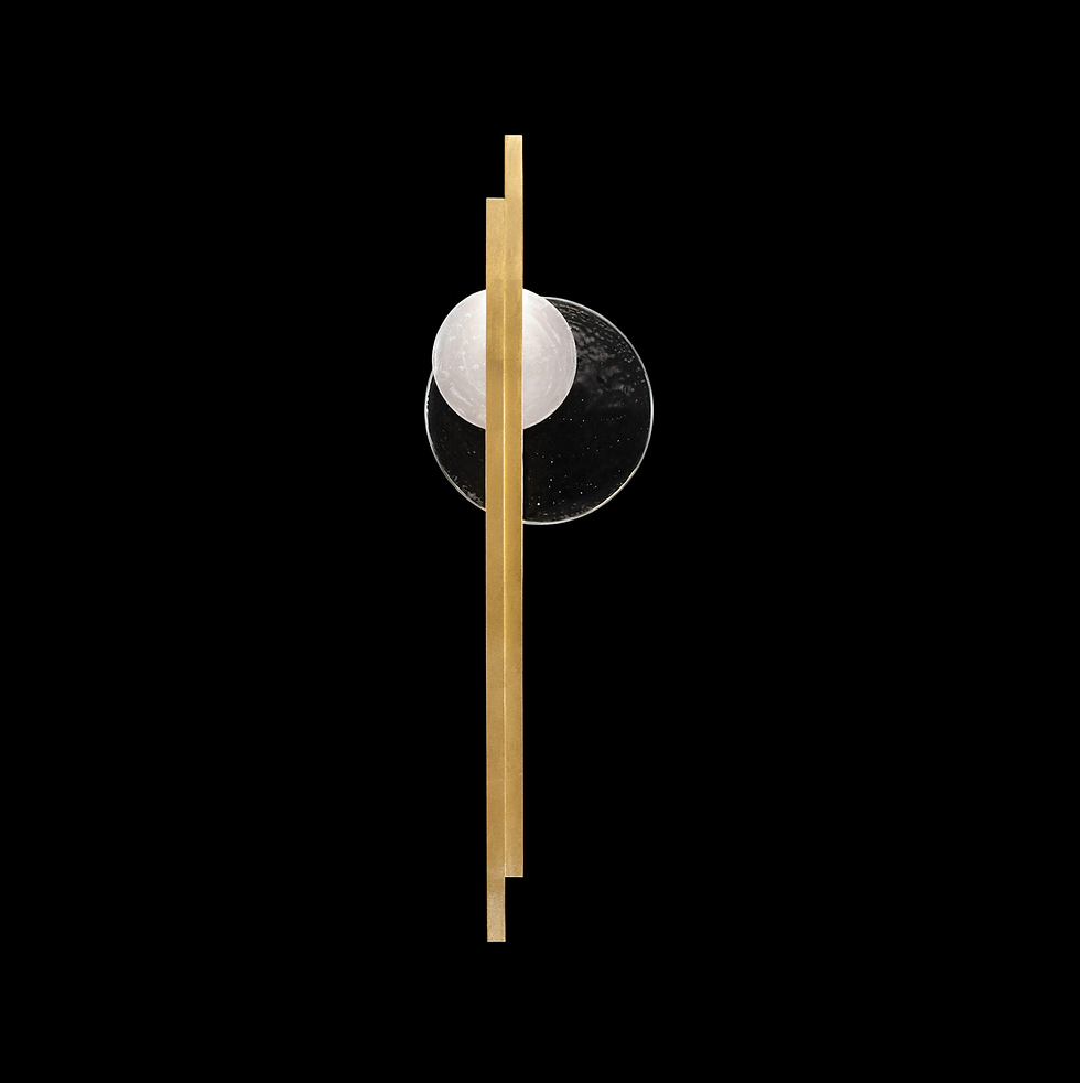 Thumbnail: gold leaf version of the selene wall light