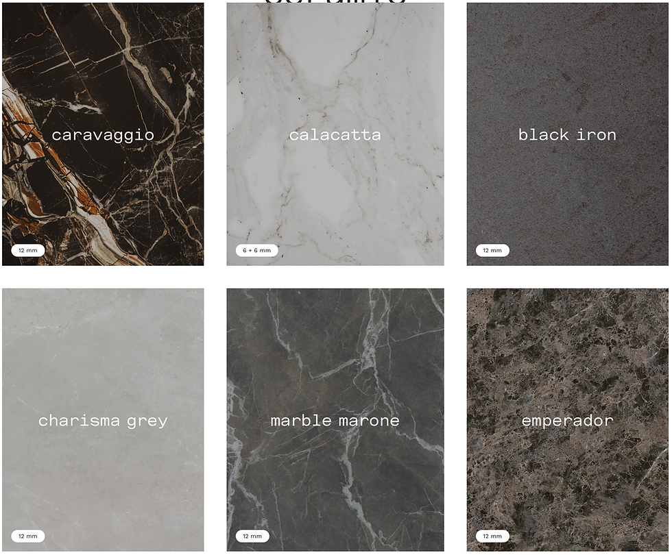 Thumbnail: ceramic top finish options for propeller console table