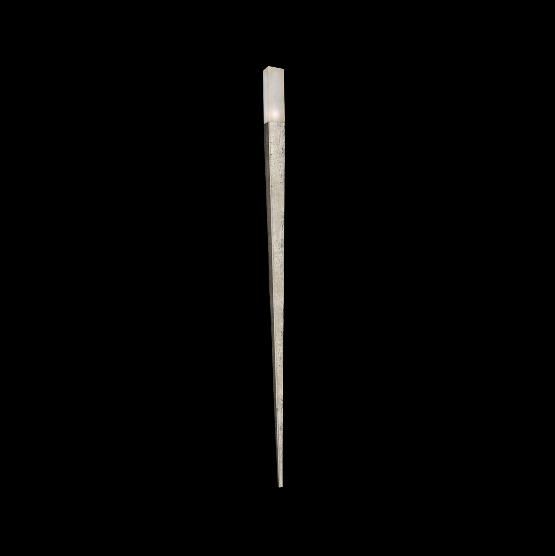 allegretto extra large wall light in platinised silver finish