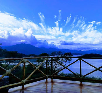 View of the lake