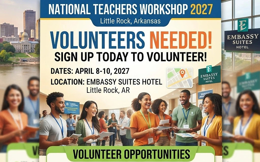 Create a volunteer sign-up for the Natio