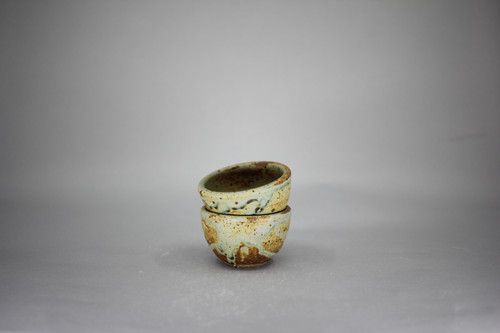 Sake Cup/Shot Cup - Rustic Green | Kalsang Pottery