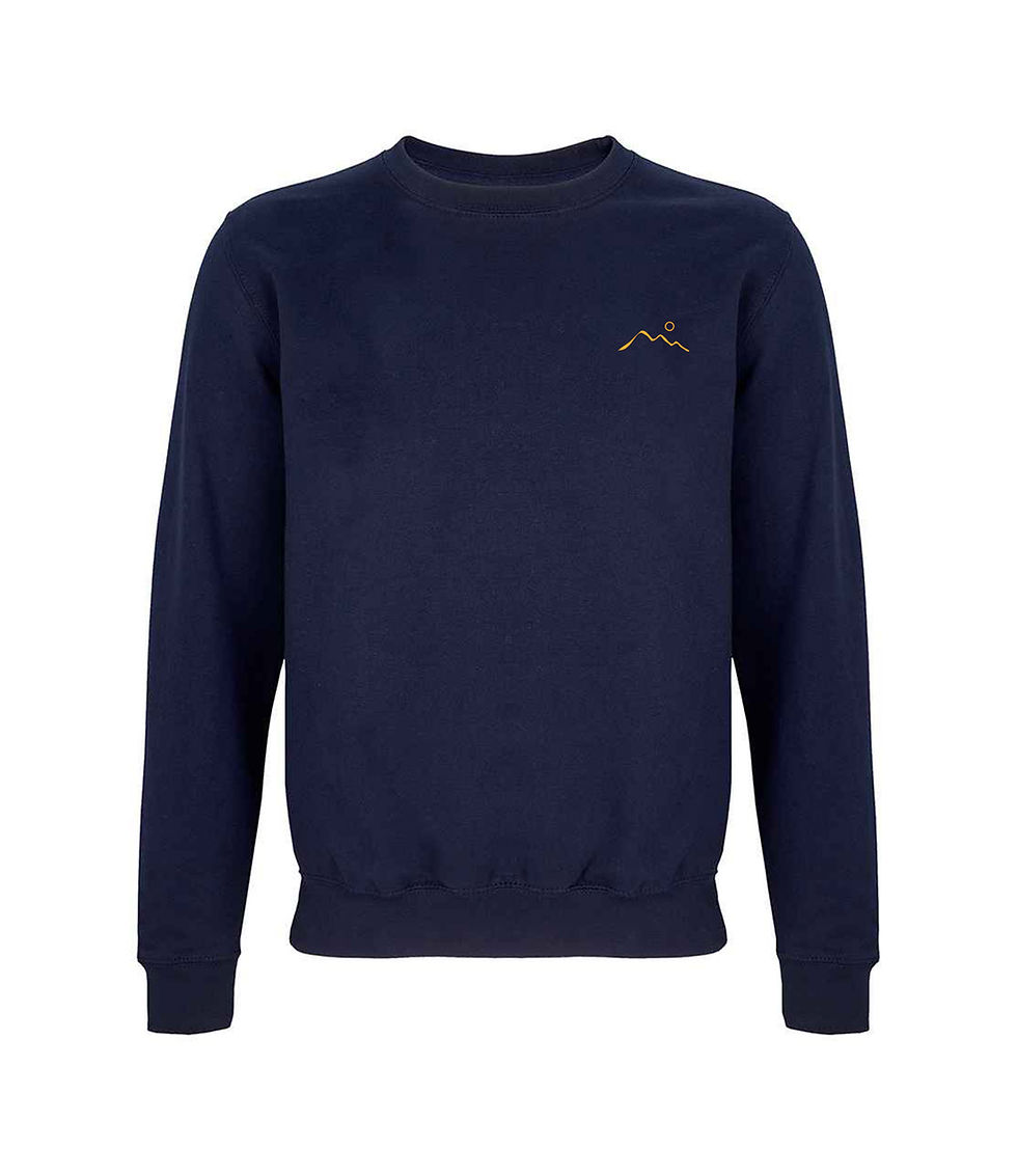 Thumbnail: NAVY SWEATSHIRT  |  FOREVER CHASING SUNSETS  |  VIBRANT
