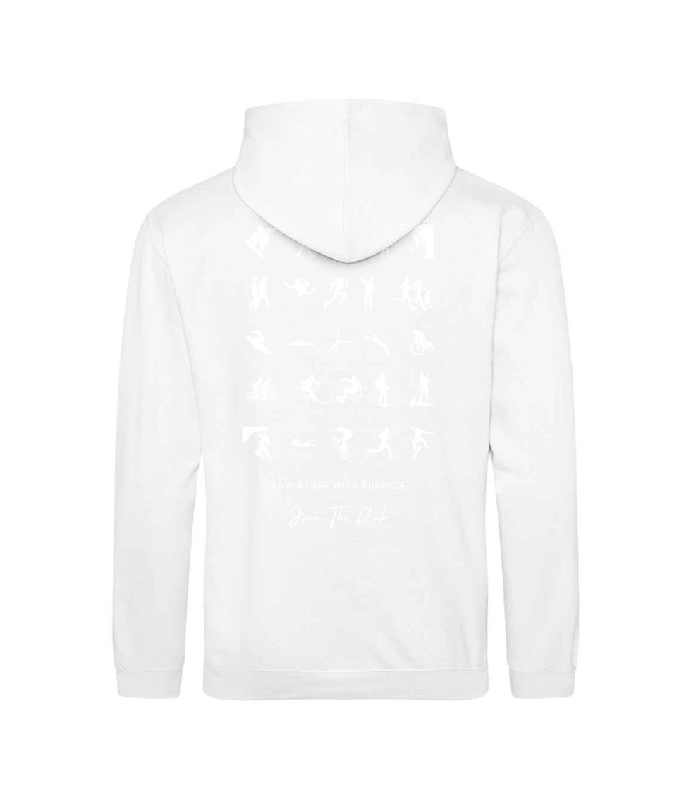 Thumbnail: WHITE HOODIE  |  JOIN THE CLUB  |  NEUTRAL