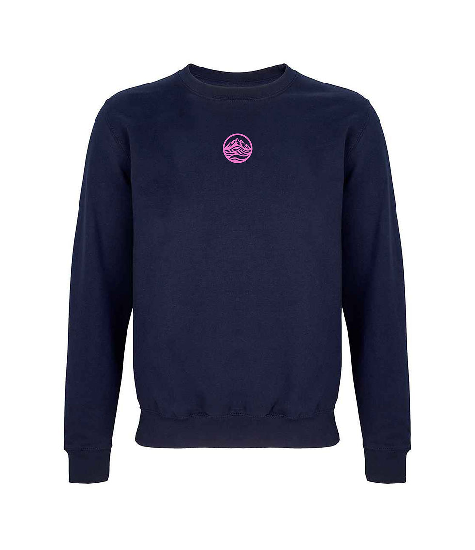 Thumbnail: NAVY SWEATSHIRT  |  FOREVER CHASING SUNSETS  |  VIBRANT