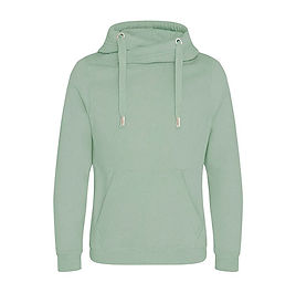 Cross Neck Hoodie