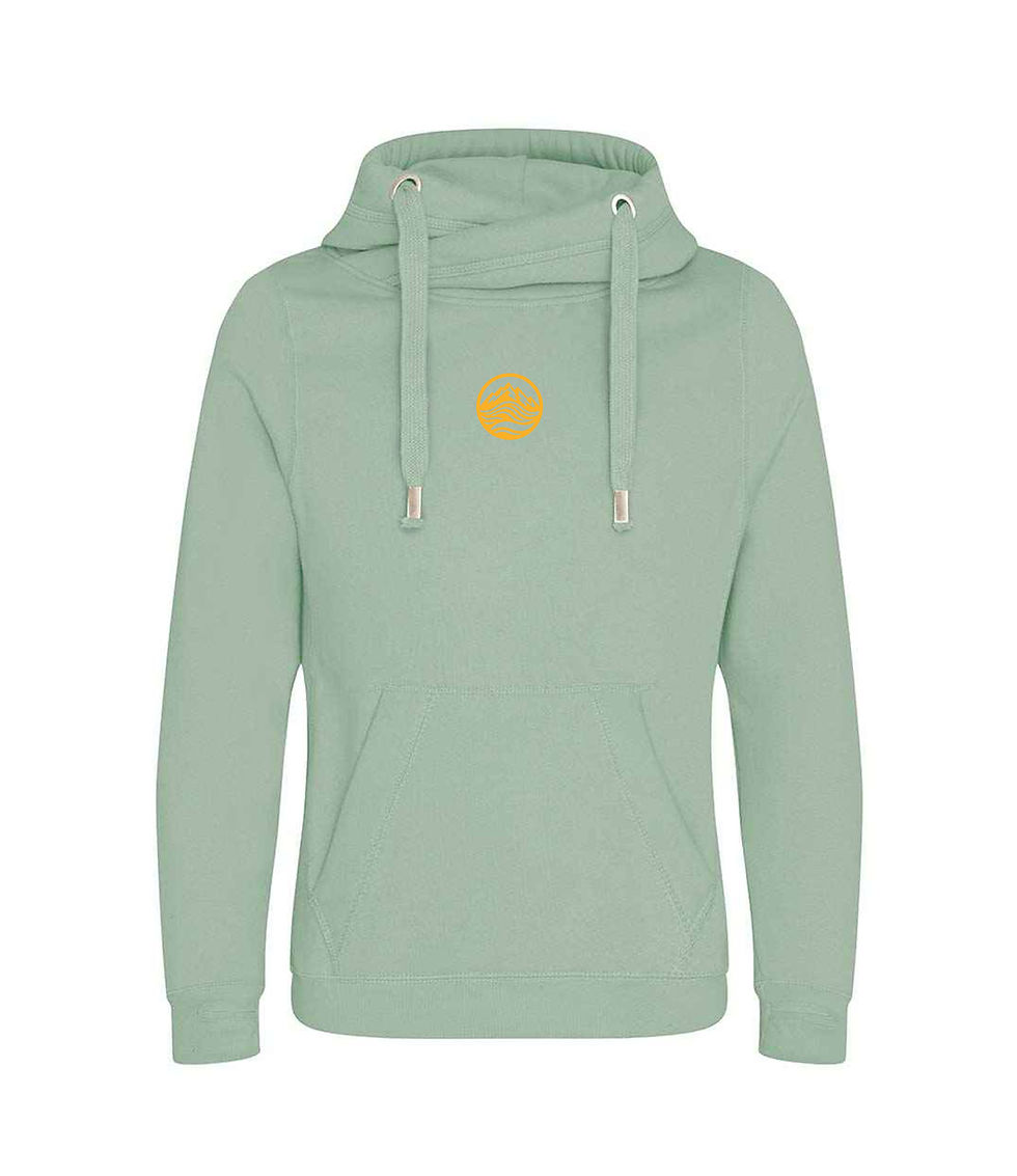Thumbnail: SAGE SCARF HOODIE  |  FOREVER CHASING SUNSETS  |  VIBRANT