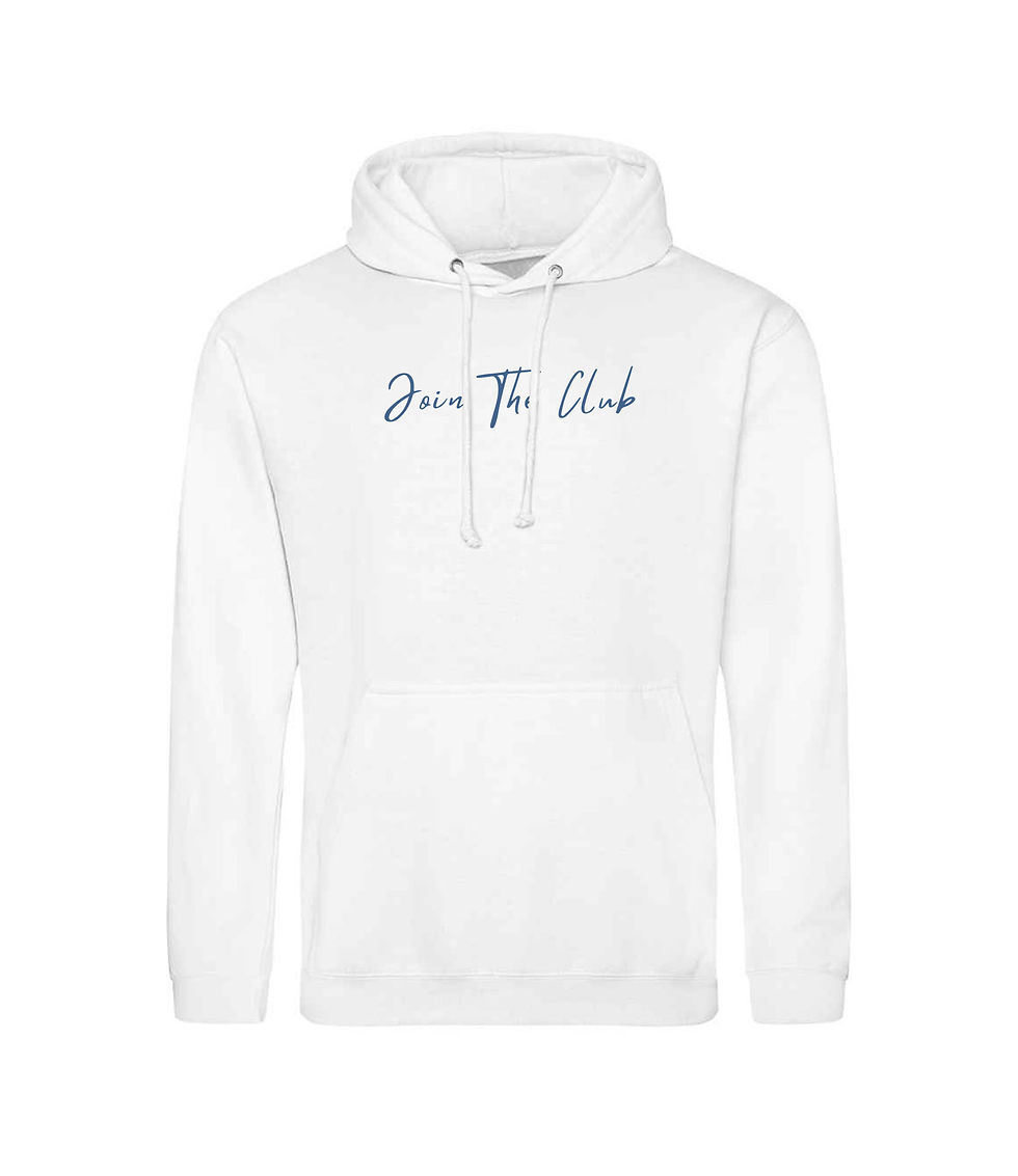 Thumbnail: WHITE HOODIE  |  JOIN THE CLUB  |  VIBRANT