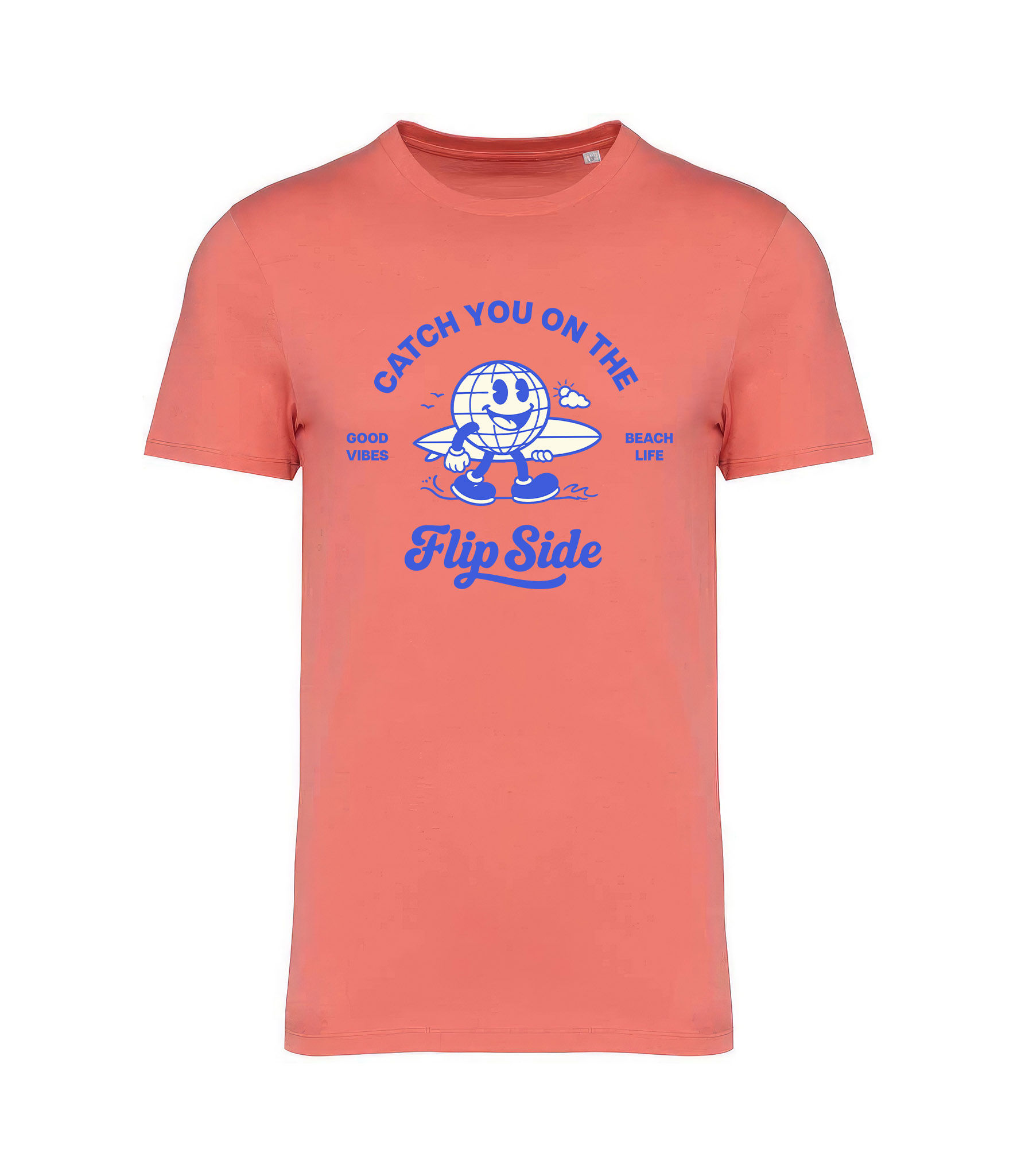 CORAL TEE  |  FLIPSIDE  |  VIBRANT