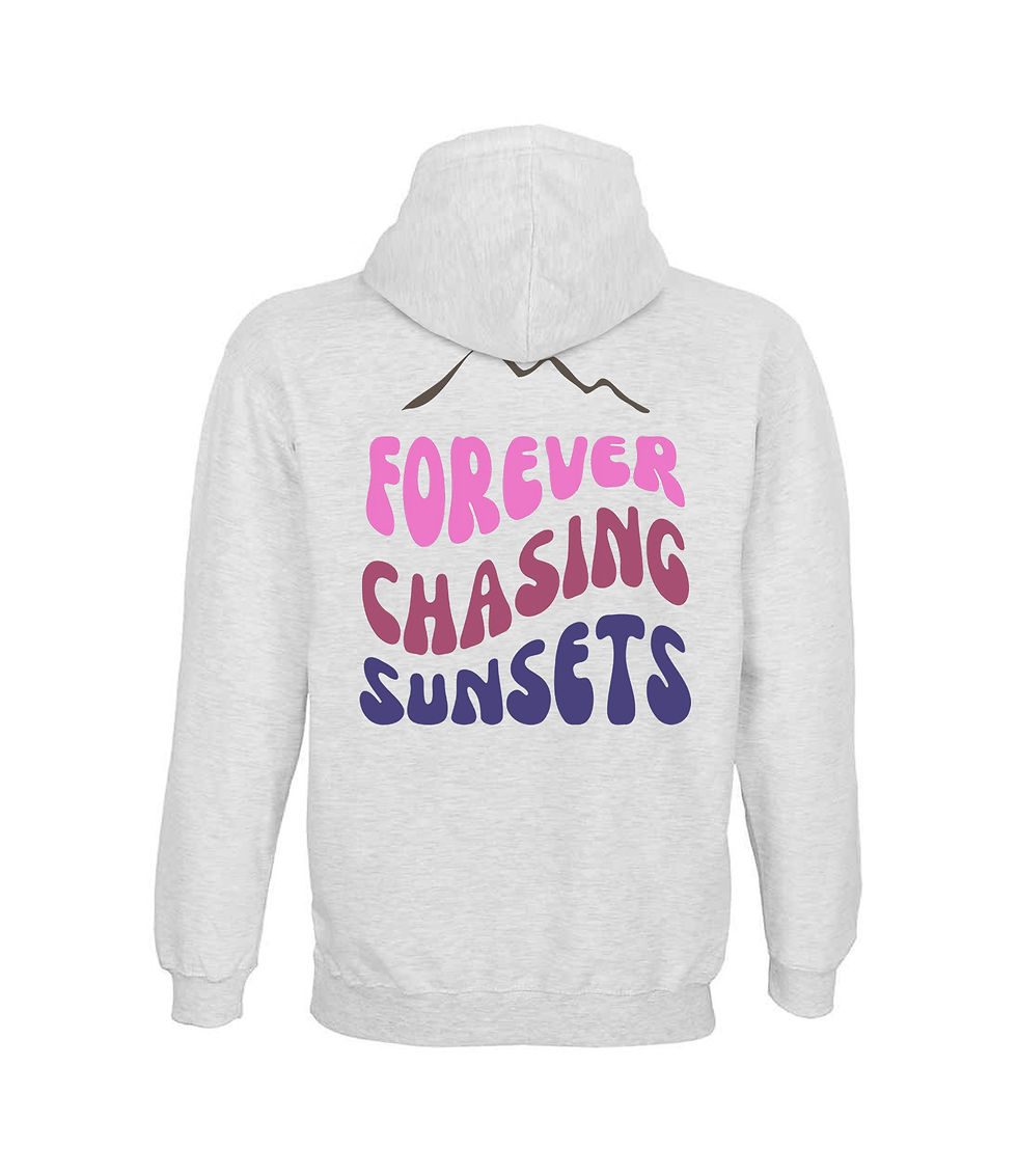 Thumbnail: ASH HOODIE  |  FOREVER CHASING SUNSETS  |  VIBRANT