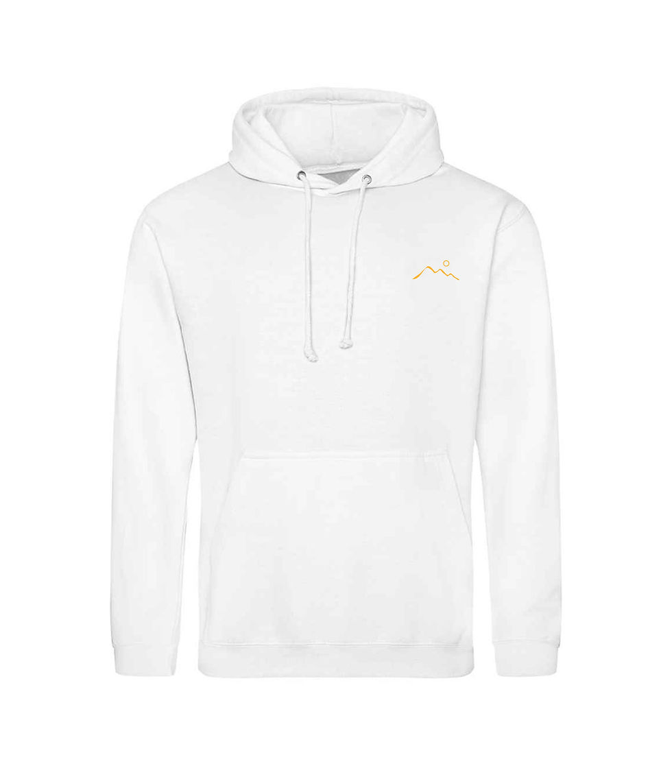 Thumbnail: WHITE HOODIE  |  FOREVER CHASING SUNSETS  |  VIBRANT