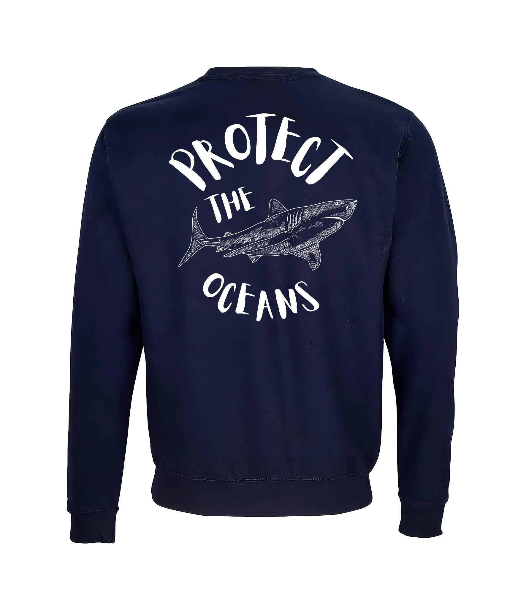 NAVY SWEATSHIRT | PROTECT THE OCEANS | NEUTRAL