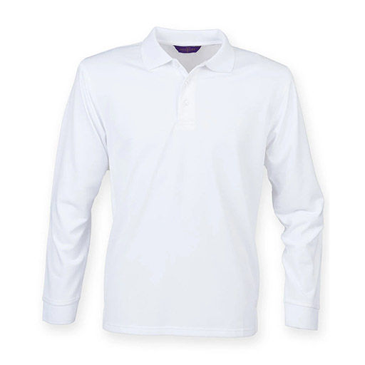 Unisex Long Sleeve Coolplus® Piqué Polo Shirt