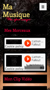 Musique website templates – Ma Page Musique
