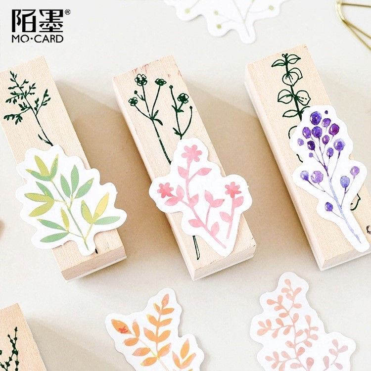 Miniatura: Stickers Plantas Acuarela
