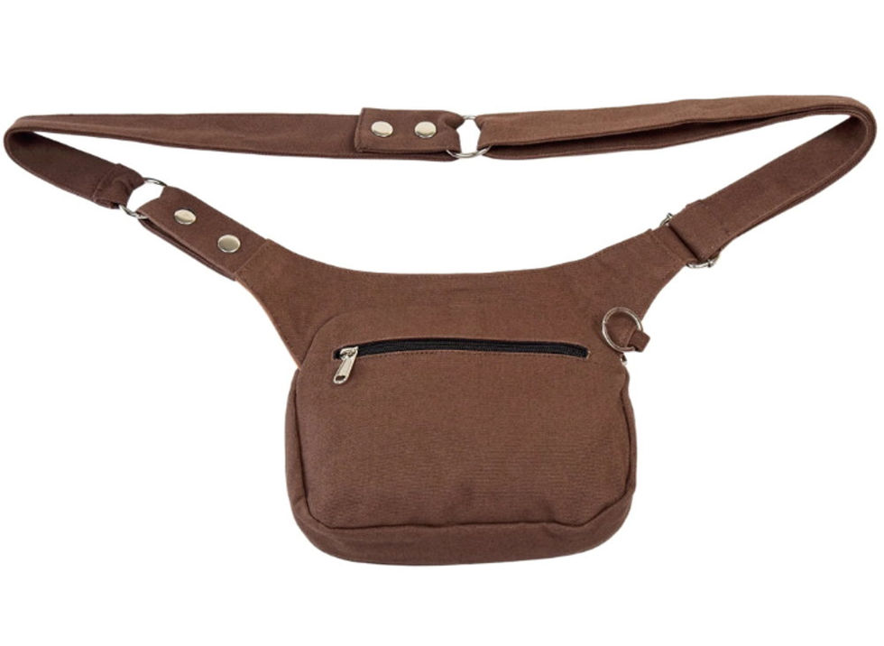 Reißverschlussfach auf der Rückseite für flache Gegenstände!