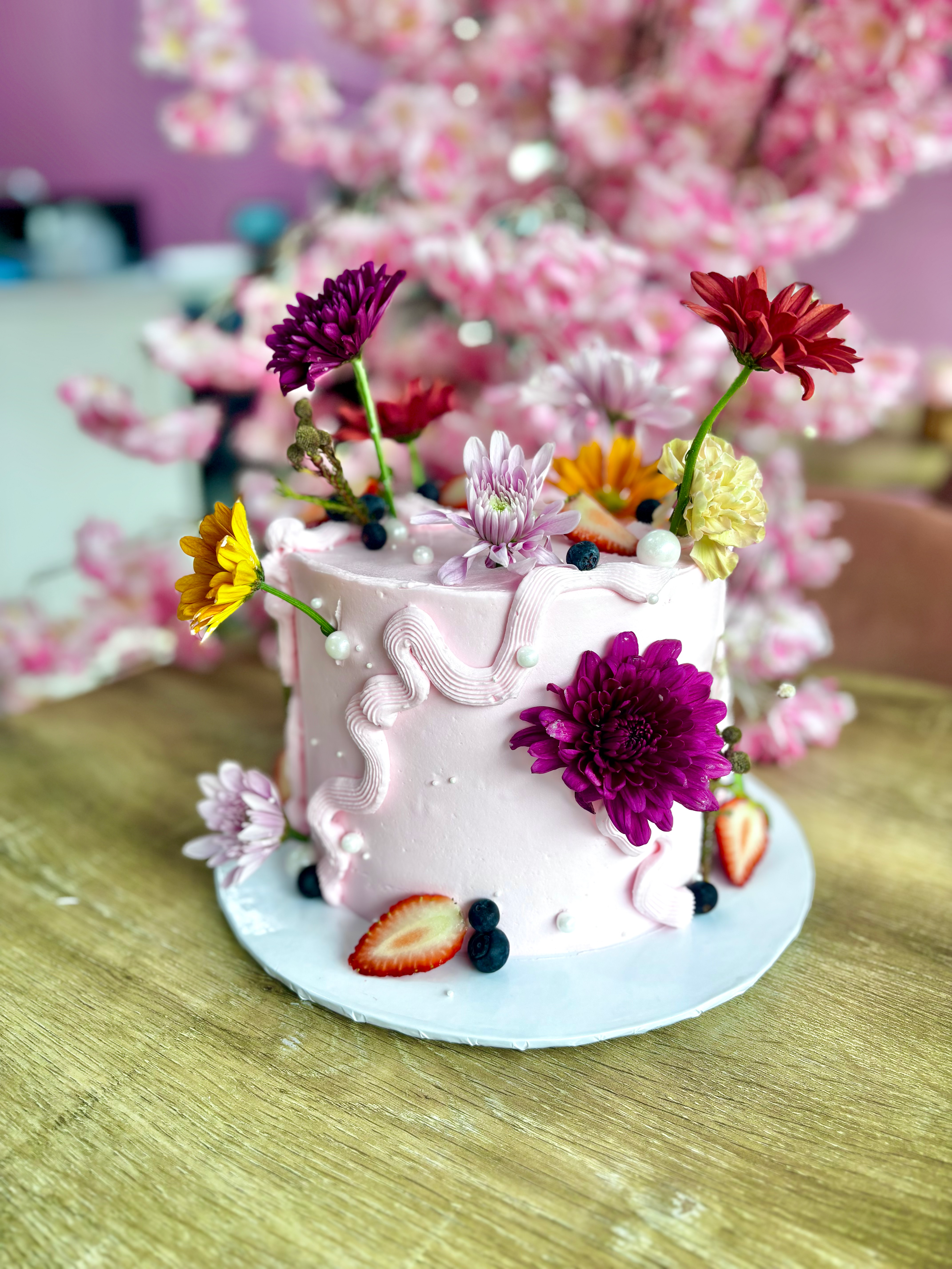 Funky Floral Cake