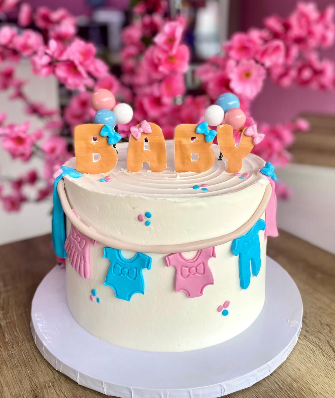 BABY Gender Reveal Cake