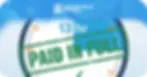 Graphic showing a 13-hour clock stamped “Paid in Full,” representing Amazon Relay’s Block Order feature that guarantees full pay for booked time blocks.