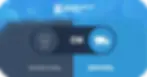 Graphic showing a switch toggled to “ON” from searching to driving, representing automation with Amazon Relay Post A Truck.