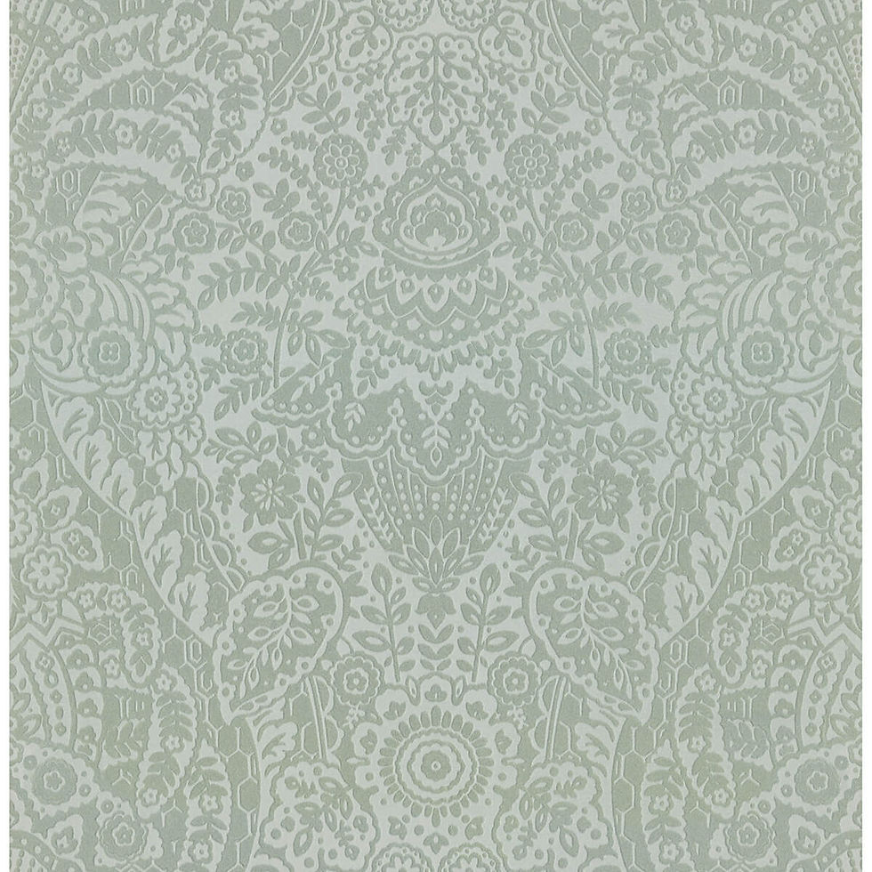 Thumbnail: A Street Print MARIS FLOCK DAMASK