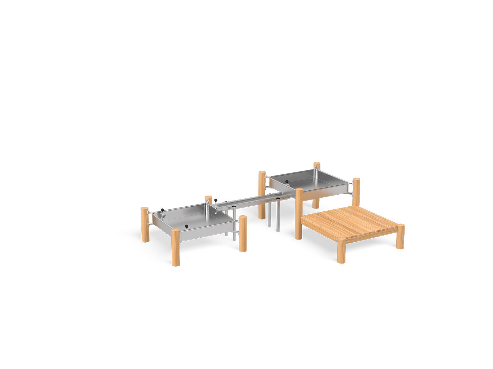 ROBINIO Rotaļu akvedukts, smilšu pilsēta