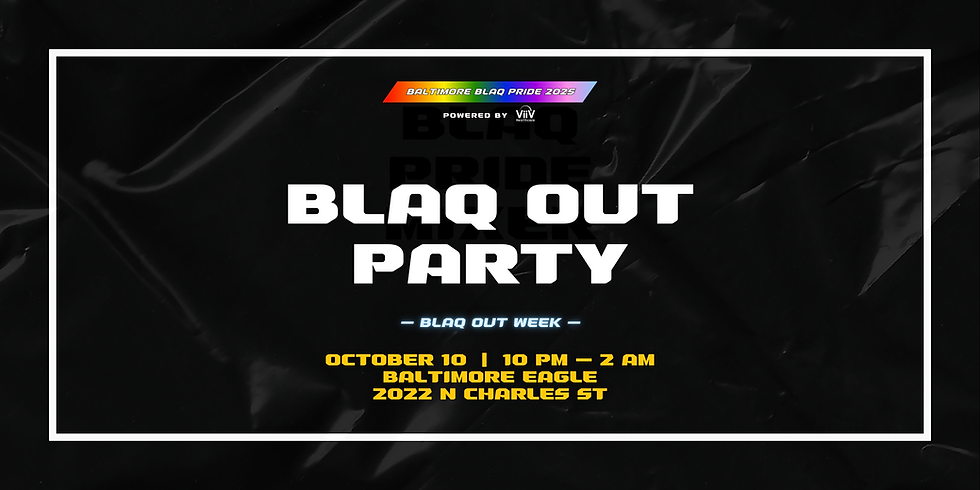 BLAQ Out Party: Shade of Unity [SAG Events]