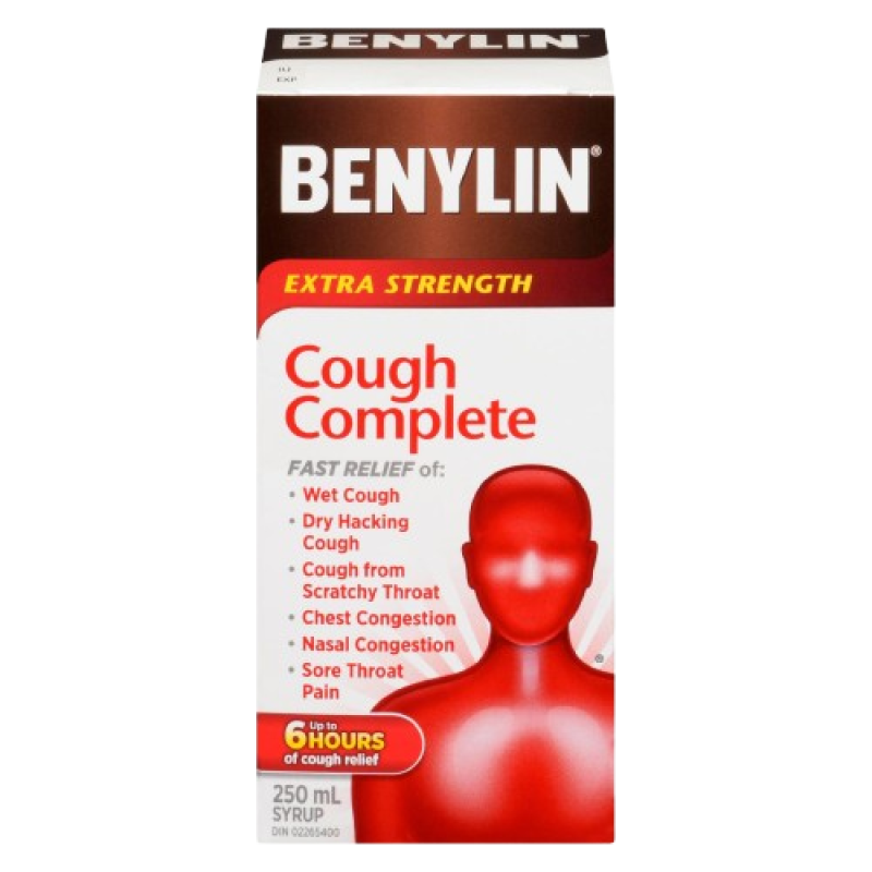 BENYLIN SYRUP XSTRENGTH COUGH COMPLETE 250ML