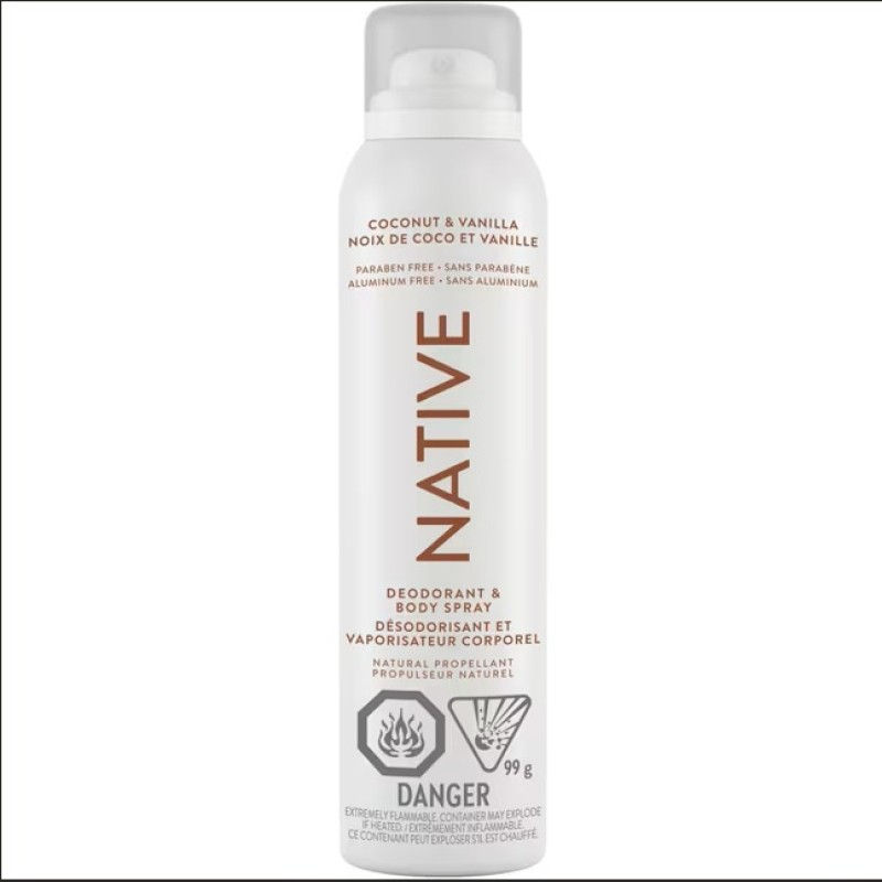 Native Aerosol-Free Spray Deodorant, Coconut &amp; Vanilla 99 g..