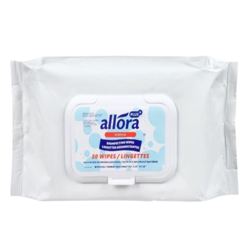 Allora DISINFECTING WIPES, 50 WIPES