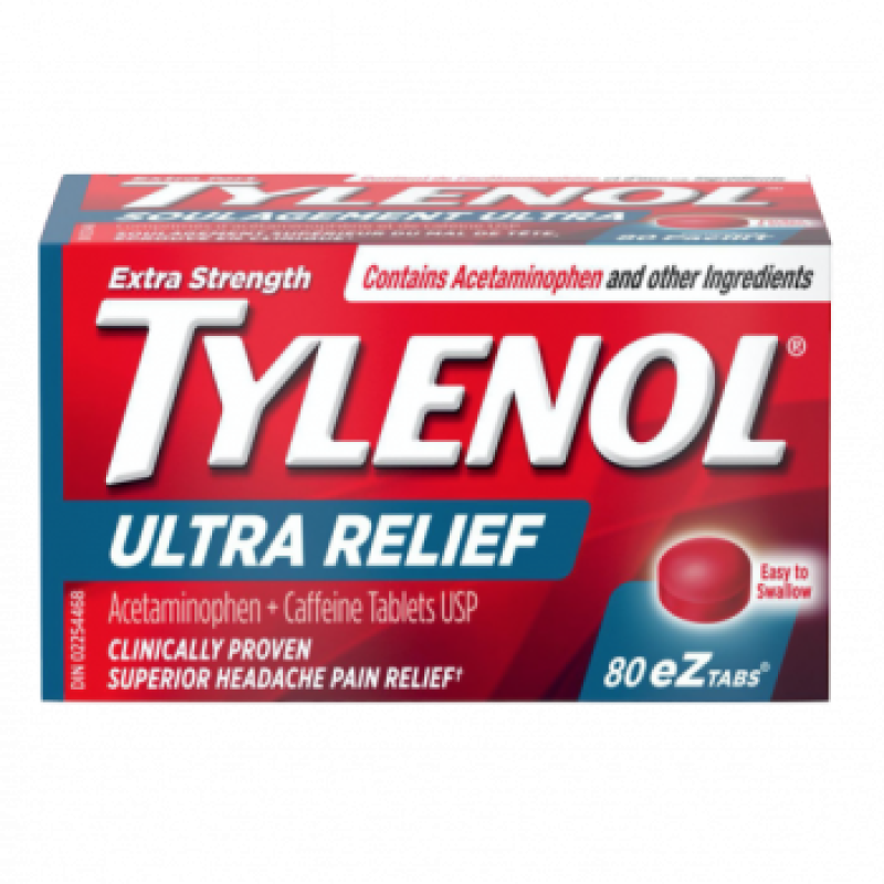 Promotion -TYLENOL ULTRA HEADACHES RELIEF TB 80 Exp : 03/27