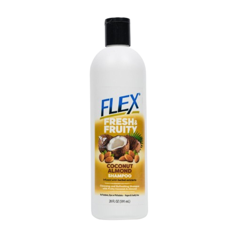 FLEX FRESH &amp; FRUTIY COCONUT ALMOND SHAMPOO, 20oz