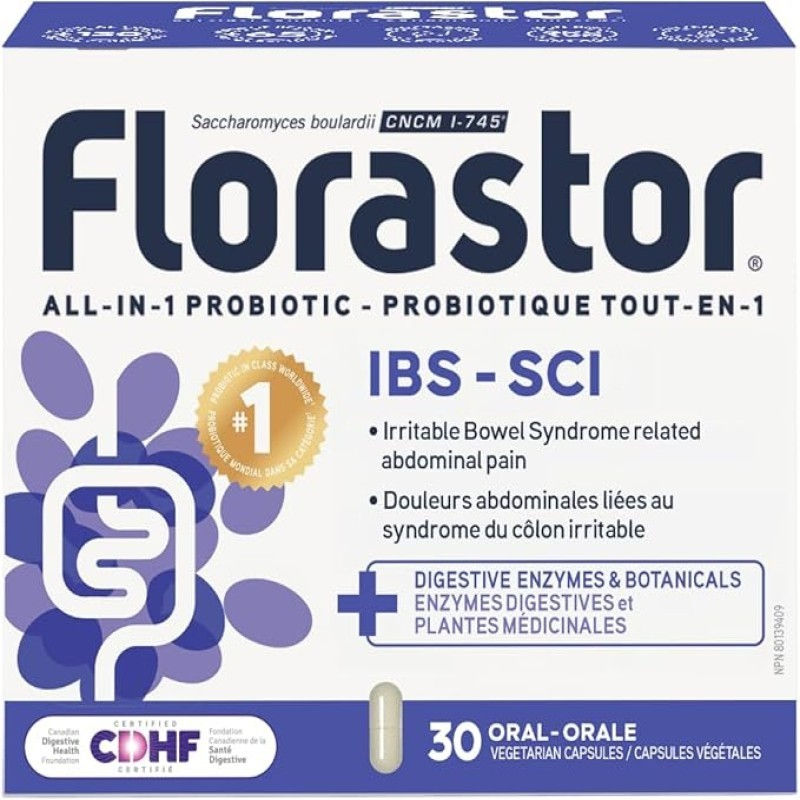 Clearance-Florastor Daily 50 caps.*Damage Box* -Exp: 01/28