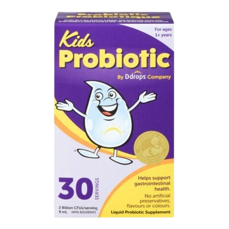 Ddrops Kids Liquid Probiotic Supplement for Children 9 mL