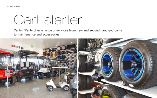 Feature Article Cove Magazine - Carts n Parts