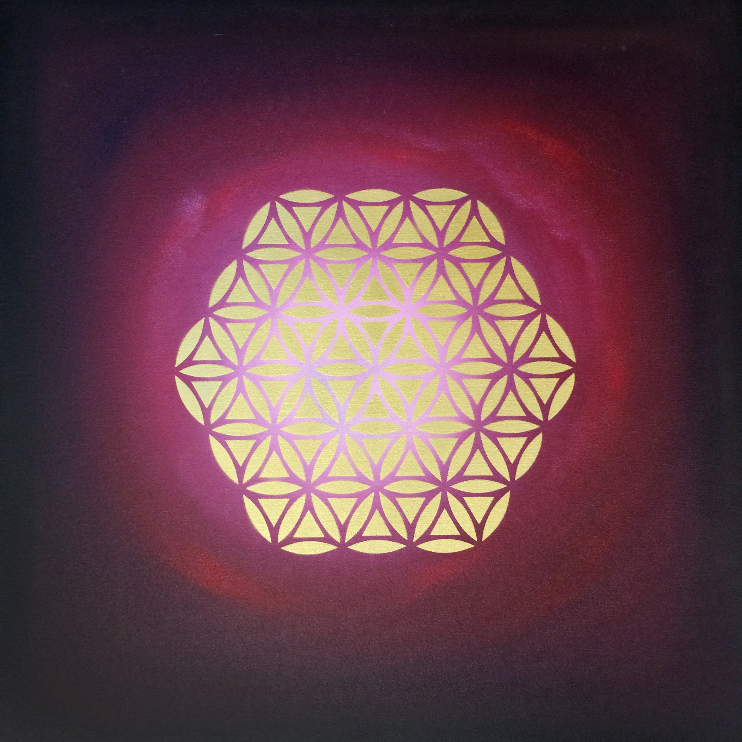Golden Flower - Red Vortex