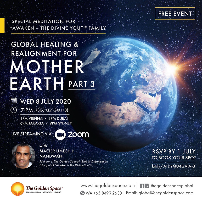 Global Healing and Realignment for Mother Earth Meditation Part 3
