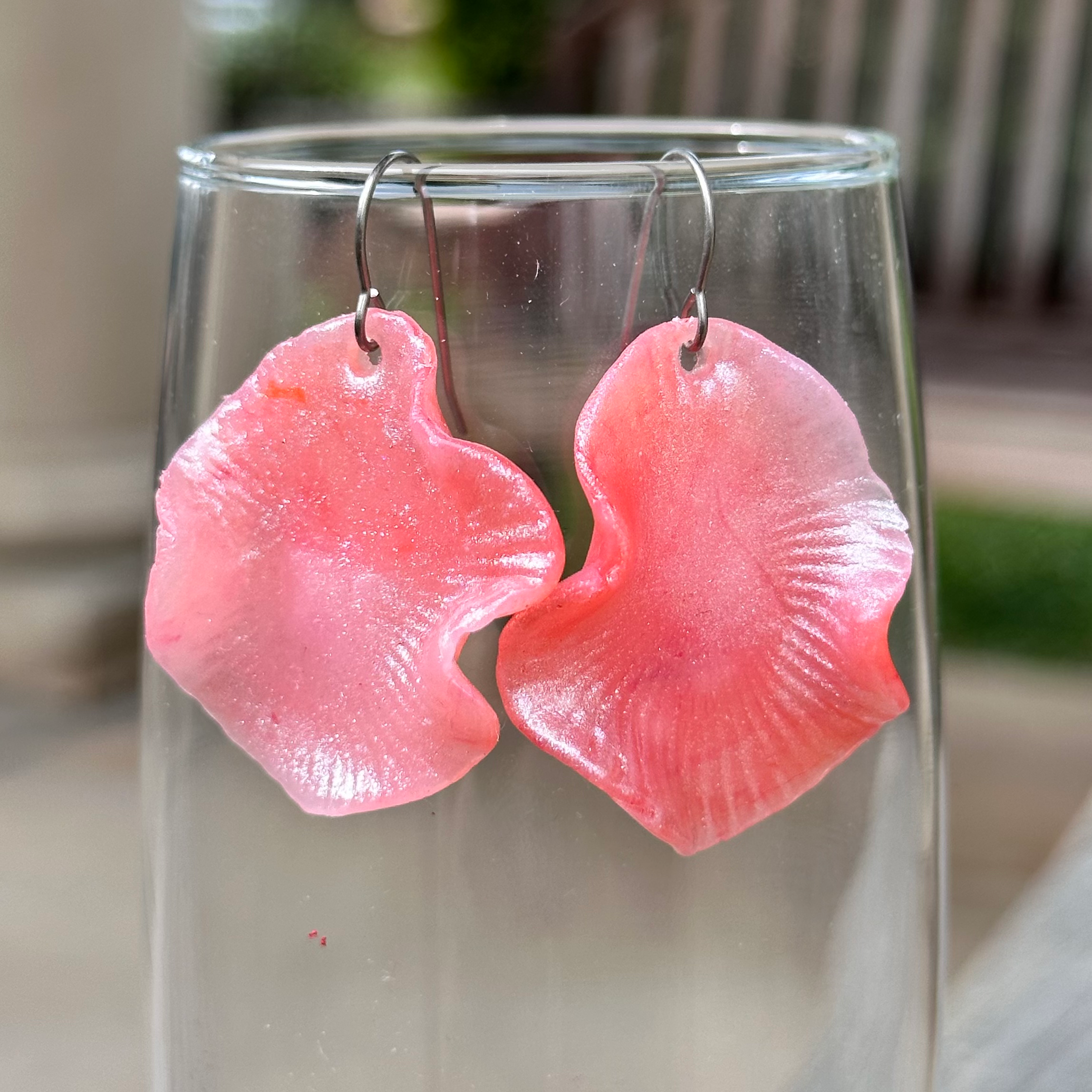 Blush Petal Earrings