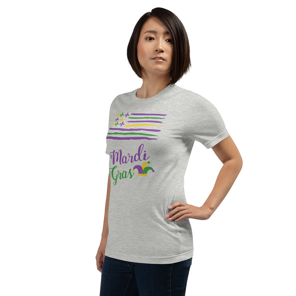 Thumbnail: Mardi gras Unisex t-shirt